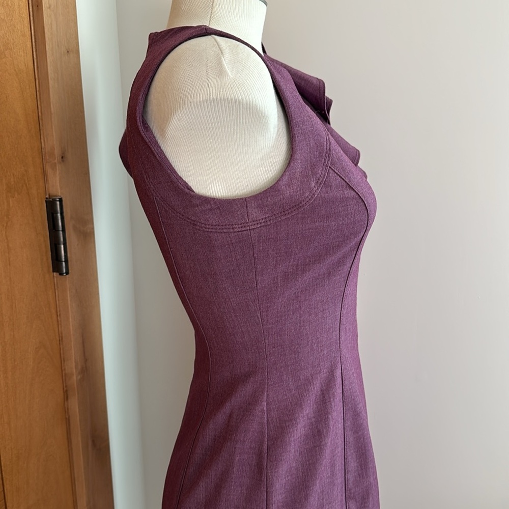 Calvin Klein Plum Dress (sz 2) - Picture 3 of 7